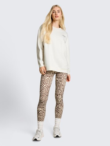 TOM TAILOR DENIM Sweatshirt in Weiß