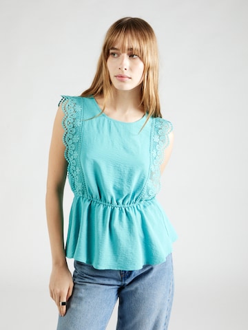 ONLY - Blusa 'METTE' en azul: frente