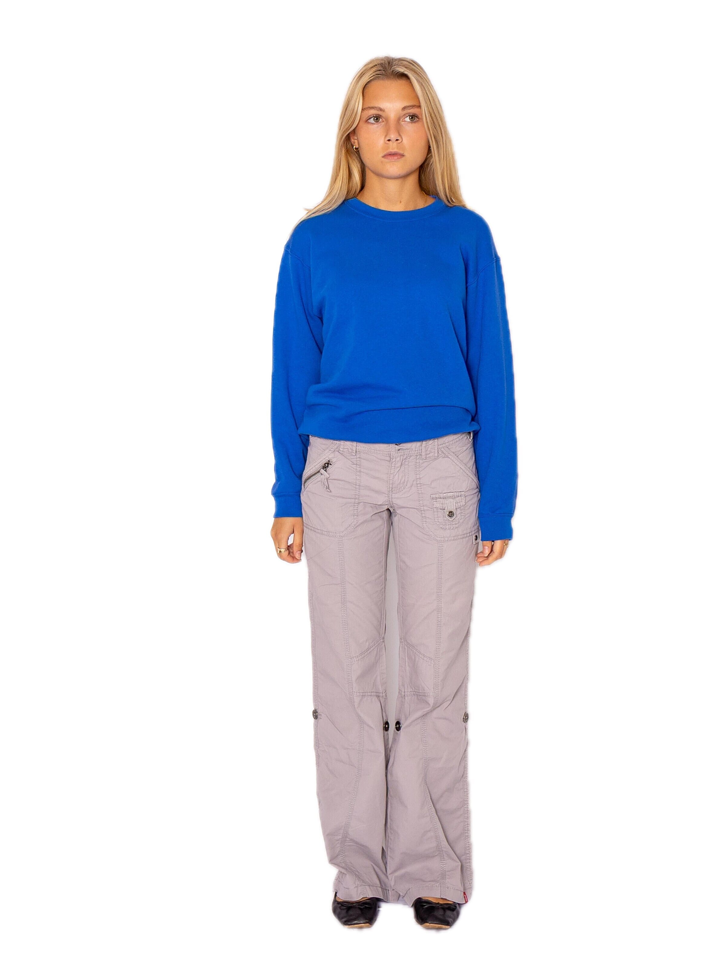 Felpa 'Crewneck sweatshirt' di FRUIT OF THE LOOM in blu