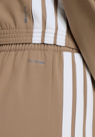 ADIDAS PERFORMANCE Tapered Workout Pants 'Essentials ' in Beige