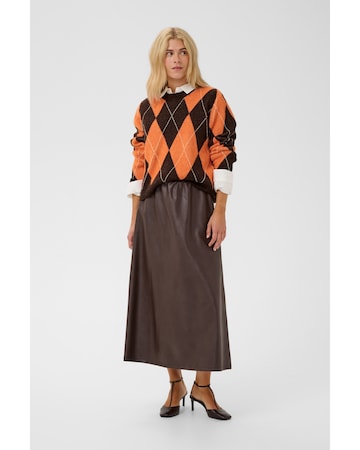 CULTURE - Jersey 'Argyle' en naranja