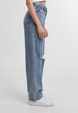 Urban Classics Wide leg Jeans in Blue