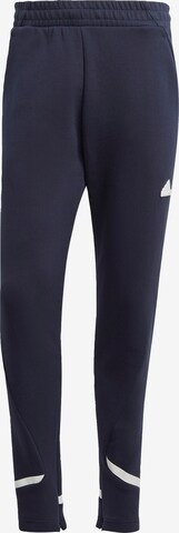 ADIDAS SPORTSWEAR Slim fit Workout Pants in Blue: front