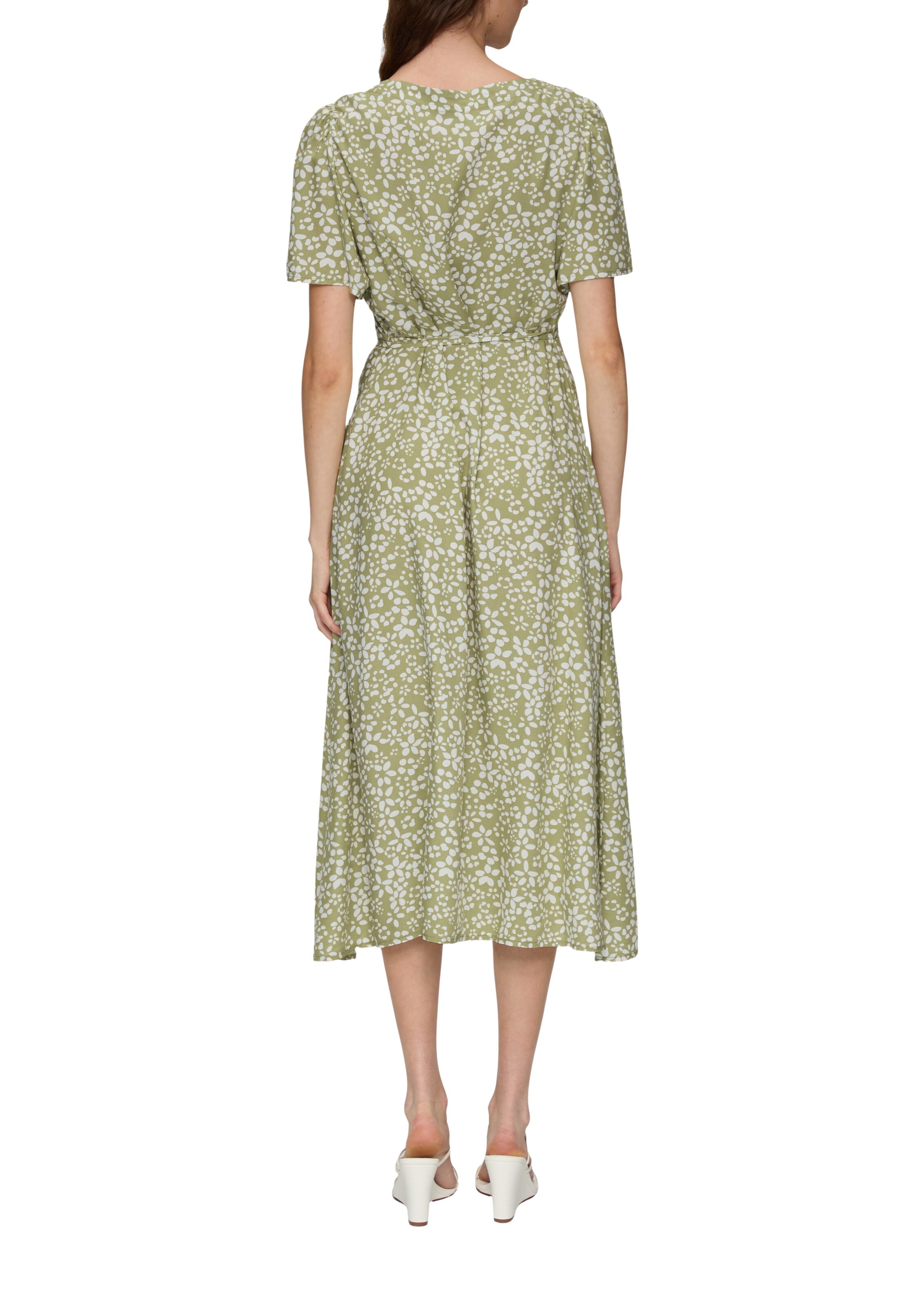 Robe-chemise QS en vert
