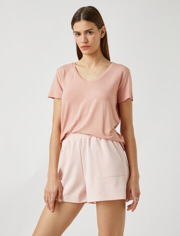 Koton Regular Pants in Pink: front