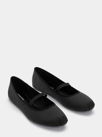 Ballerines à lanières Pull&Bear en noir