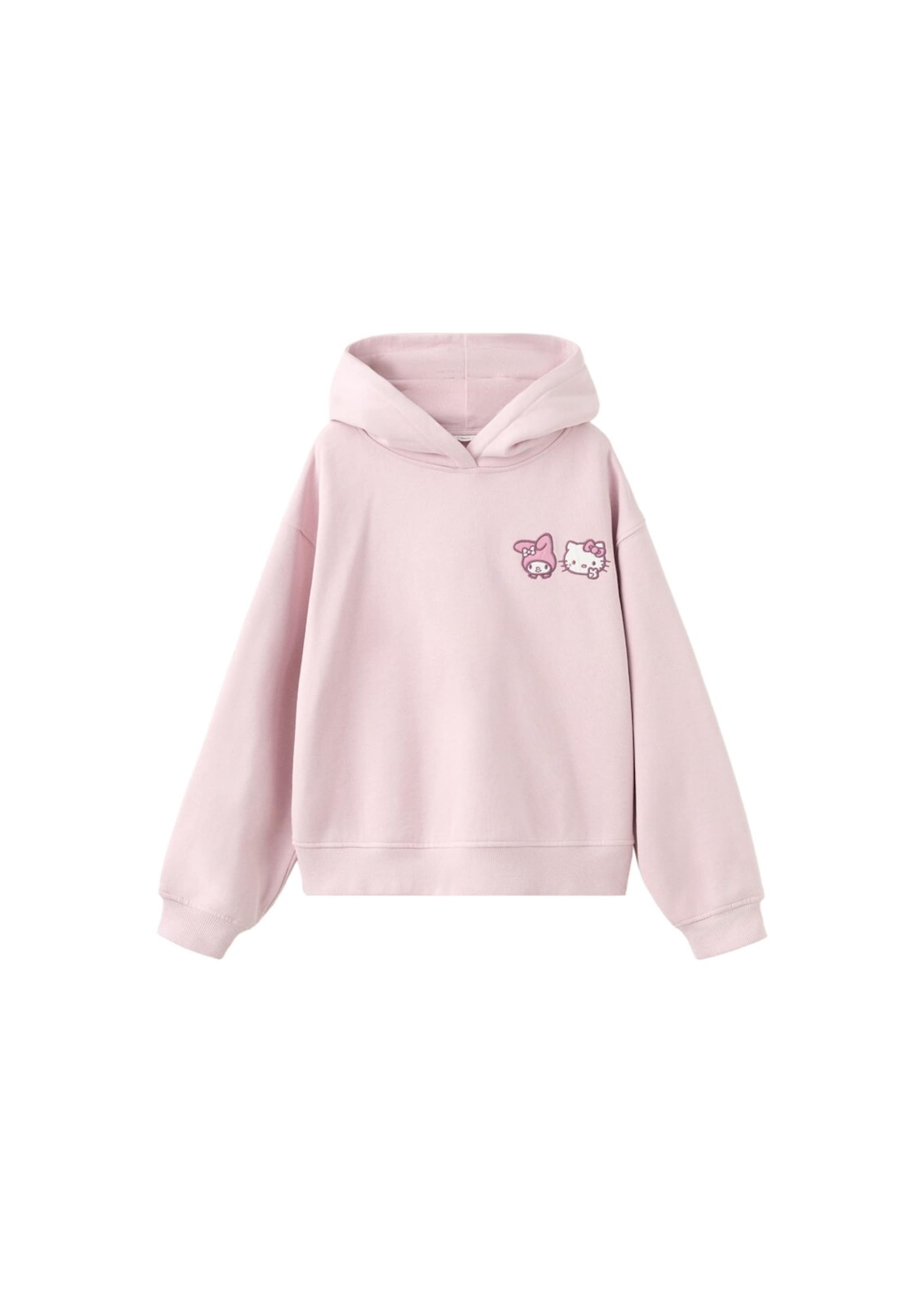 MANGO KIDS Sweatshirt 'Hkpeace' i rosa: framsida