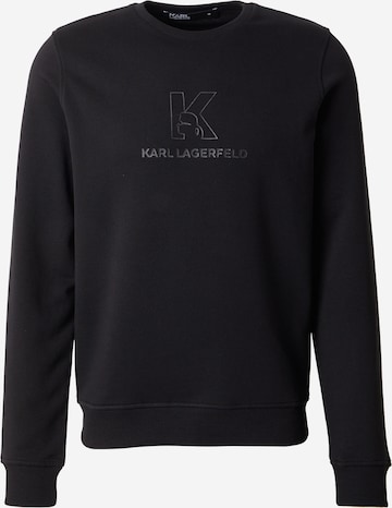 Karl Lagerfeld Sweatshirt in Schwarz: Vorderseite