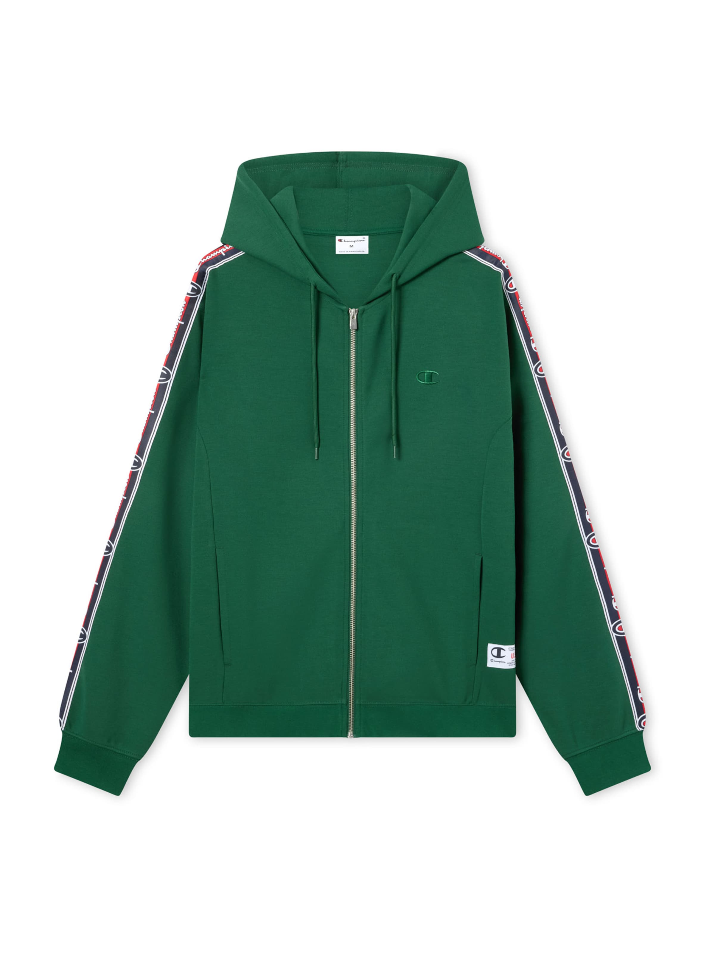 Champion Sweatjacke in Grün: Vorderseite