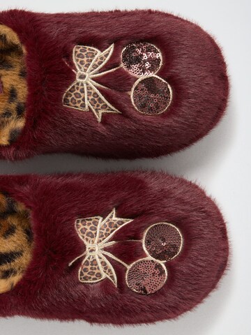 Lipsy - Zapatillas de casa en rojo