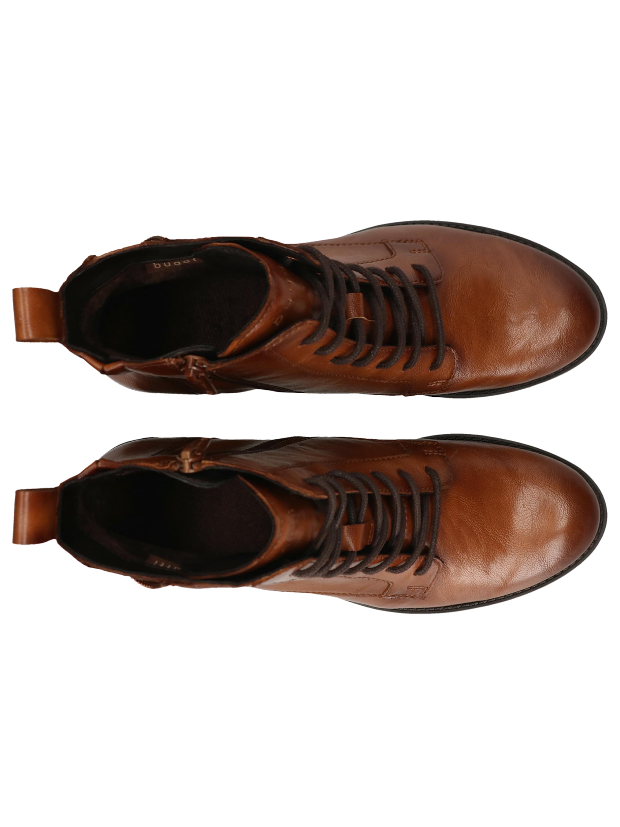 bugatti Lace-Up Ankle Boots in Brown