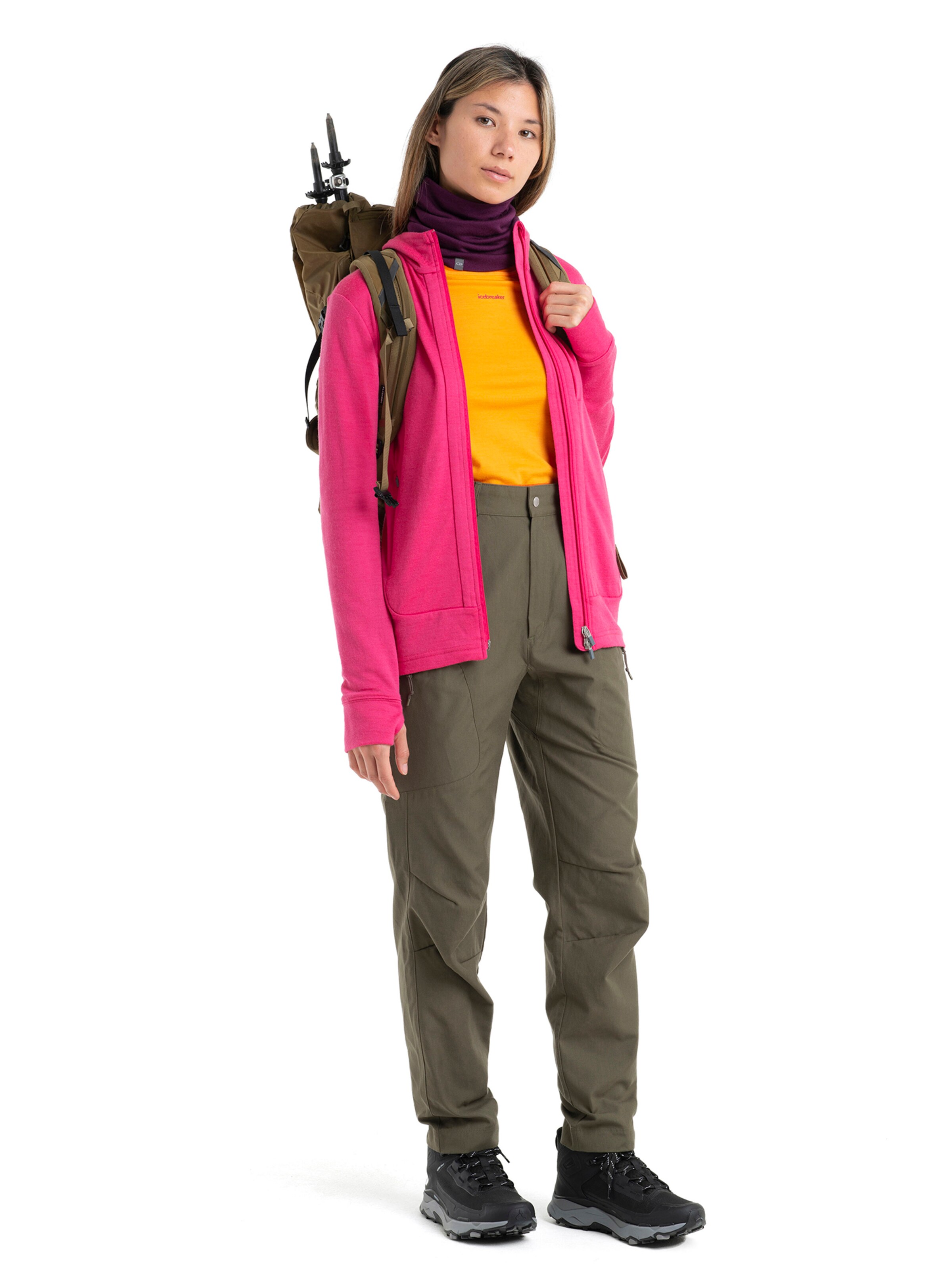 ICEBREAKERTehnička sportska majica 'Sone' - narančasta boja