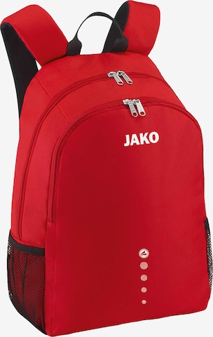 JAKO Sports Backpack in Red: front