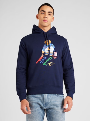 Polo Ralph Lauren Sweatshirt in Blauw: voorkant