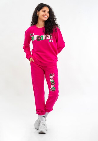 Tom Barron Regular Sweatsuit in Pink: front