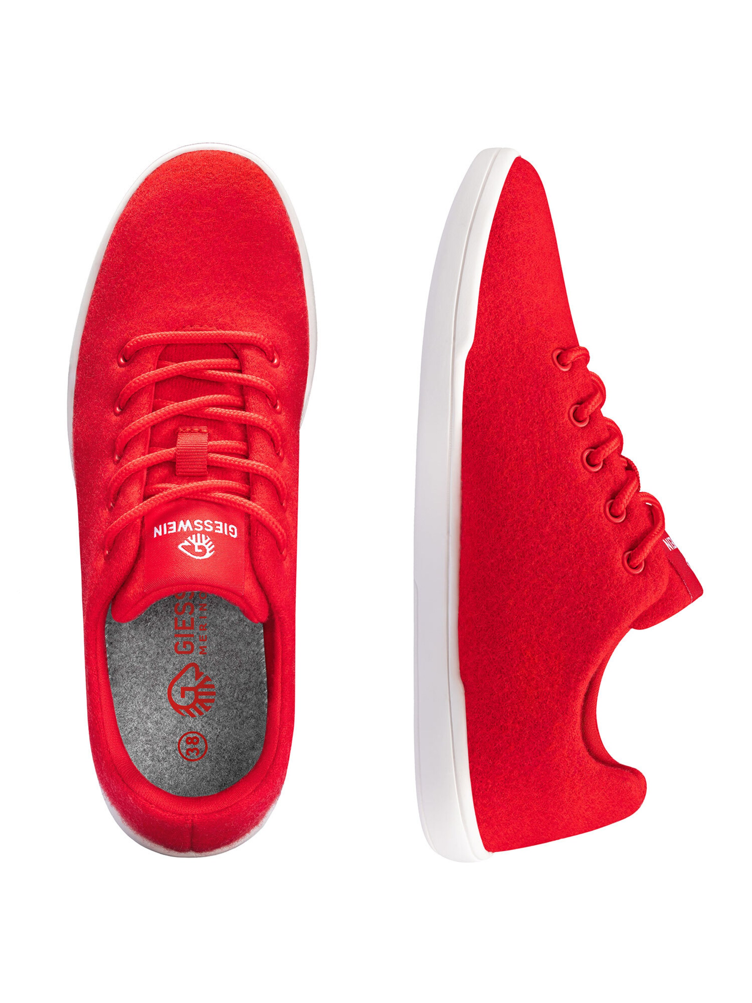 Baskets basses GIESSWEIN en rouge