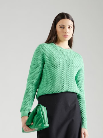 Pull-over QS en vert : devant