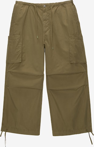 Pull&Bear Loose fit Cargo Pants in Green: front