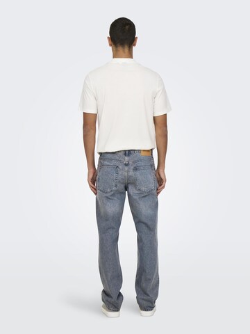 Only & Sons Normalny krój Jeansy 'ONSEDGE' w kolorze niebieski