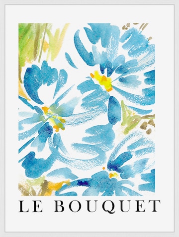 Liv Corday Bild  'Flowers Bouquet' in Weiß: predná strana