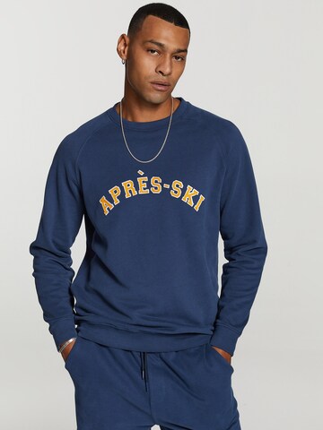 Shiwi Sweatshirt 'Aapres Ski' in Blue: front