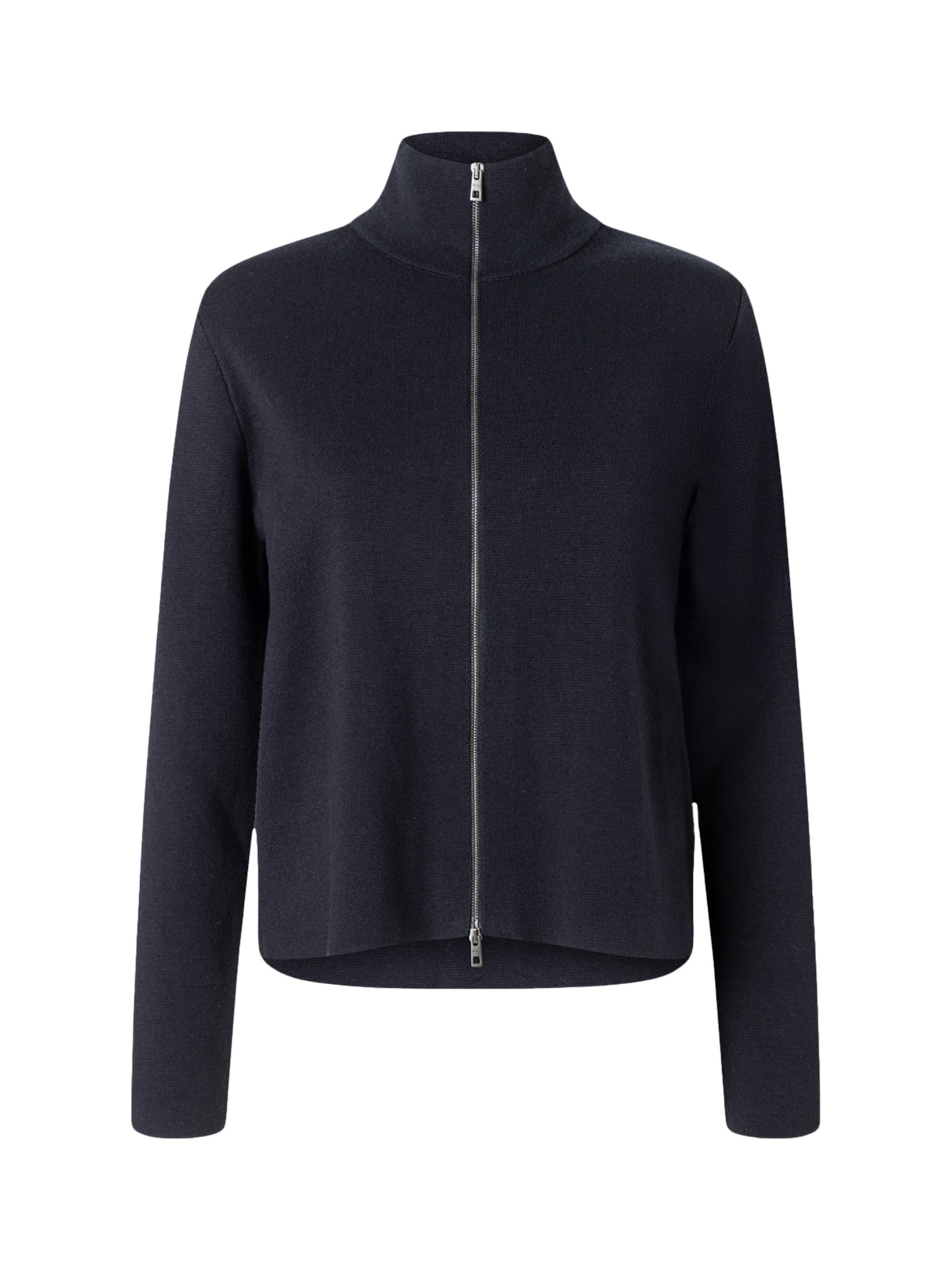 MAERZ Muenchen Knit cardigan ' 214400 ' in Blue: front