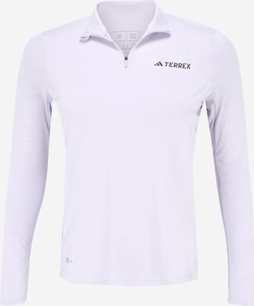 ADIDAS TERREX - Camisa funcionais em roxo: frente