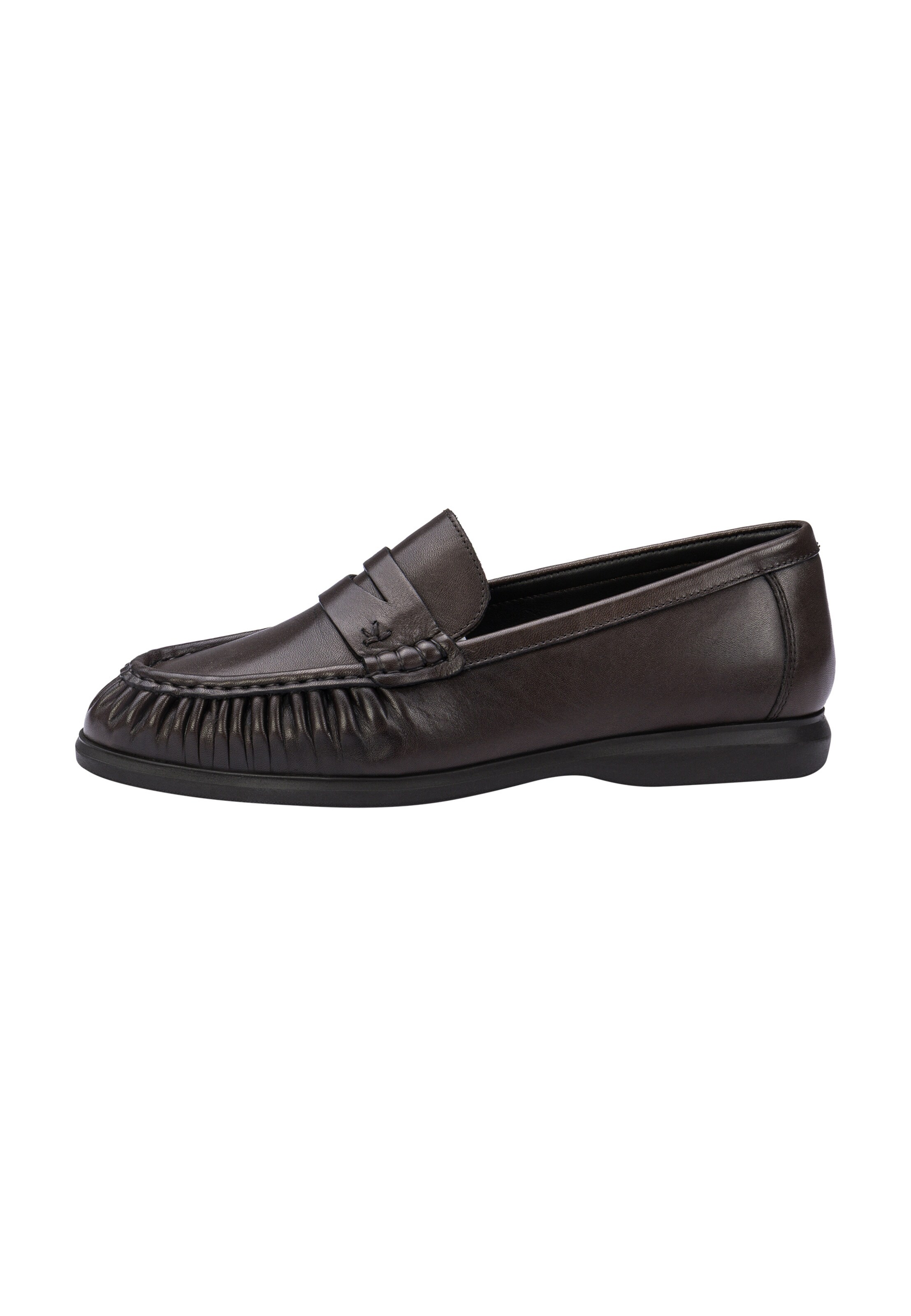 LLOYD Classic Flats in Brown: front