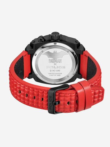 POLICE Analog watch 'Batman' in Red