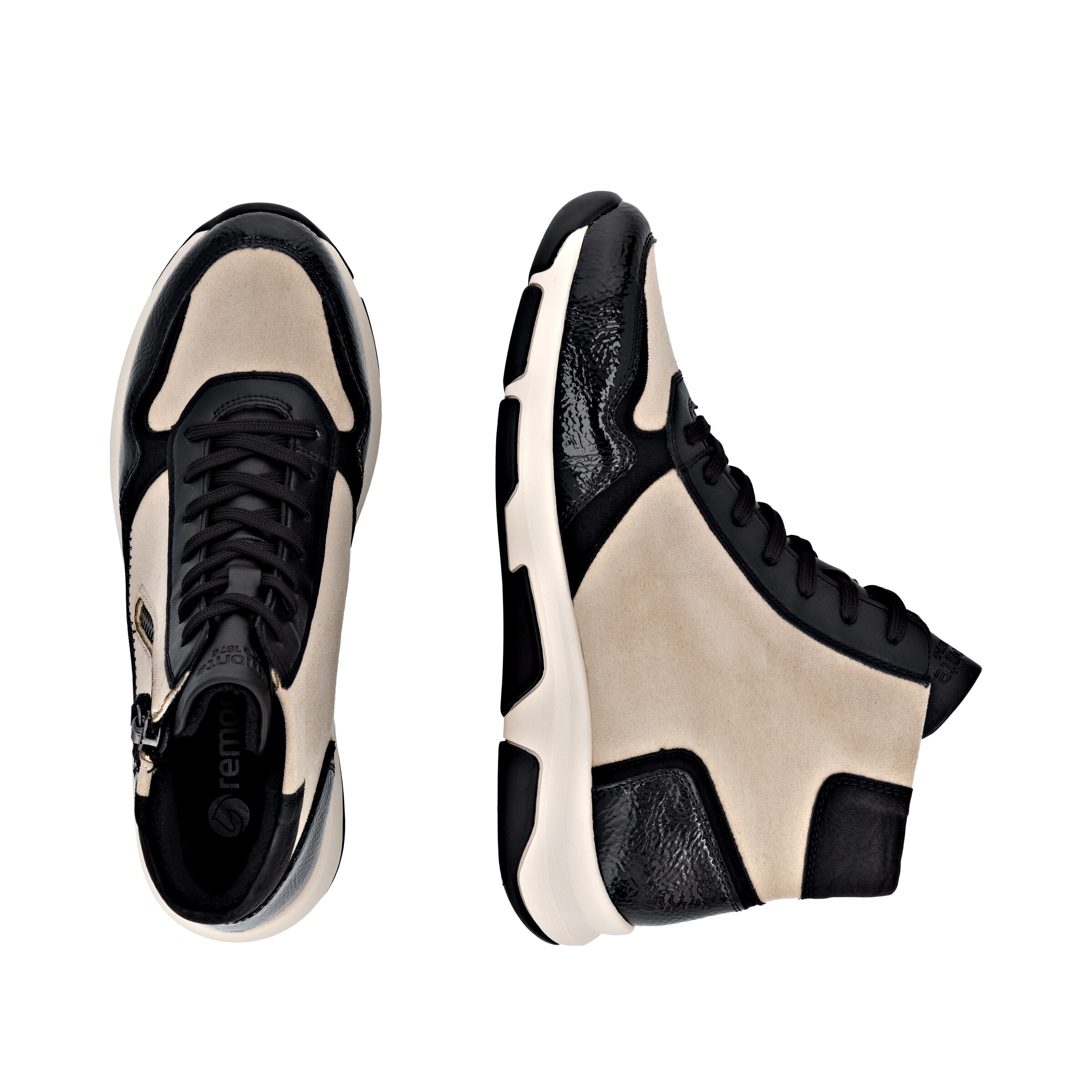 Bottines à lacets REMONTE en beige