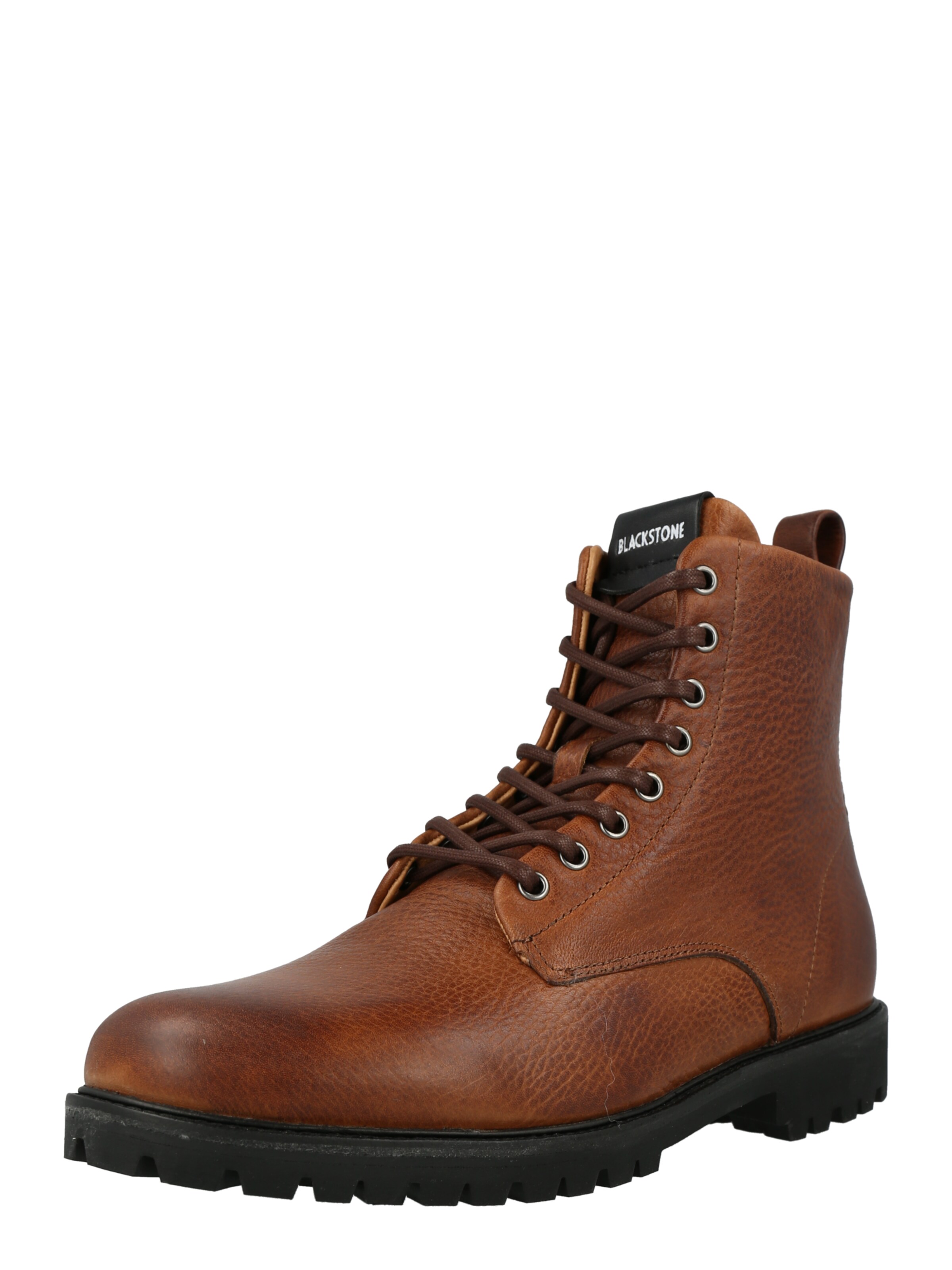 BLACKSTONE Botas con cordones 'Jaxon SG33' en cognac, Vista del producto