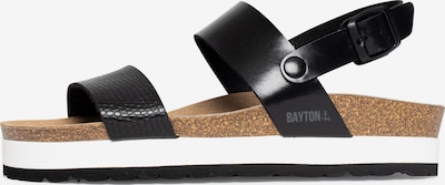 Bayton Sandaler med rem 'Gladstone' i sort, Produktvisning