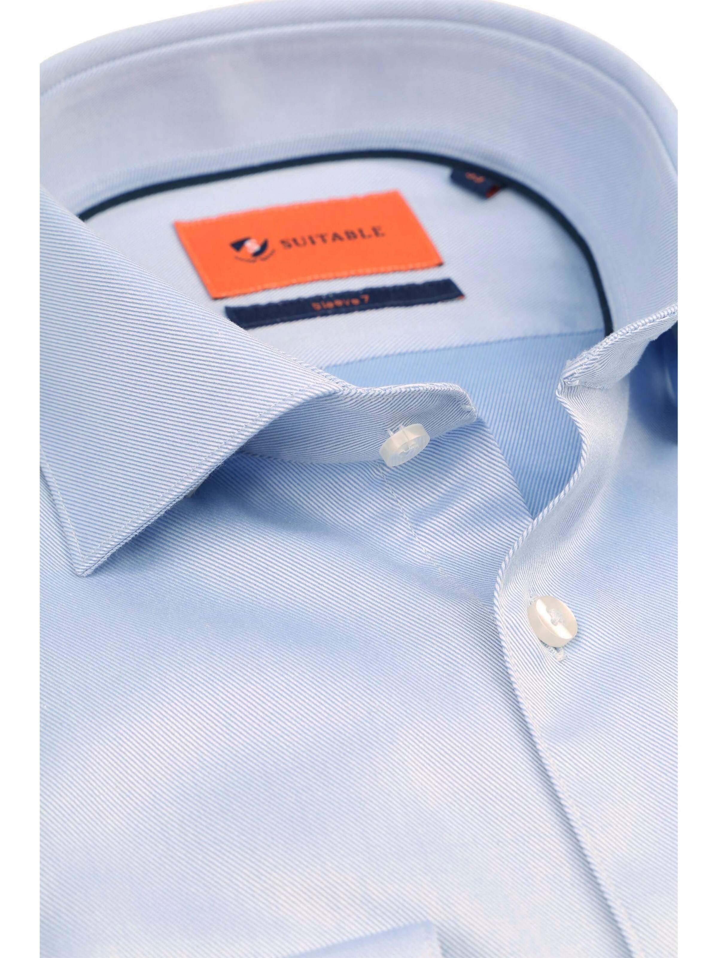 Suitable Slim fit Overhemd in Blauw