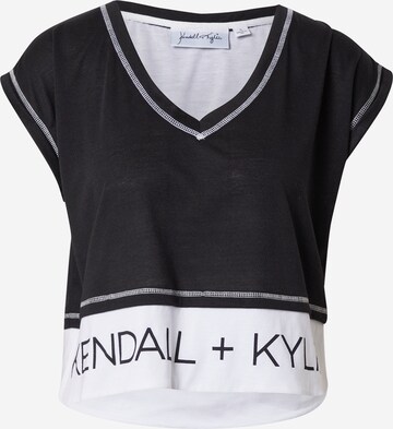 KENDALL + KYLIE T-Shirt in Schwarz: predná strana