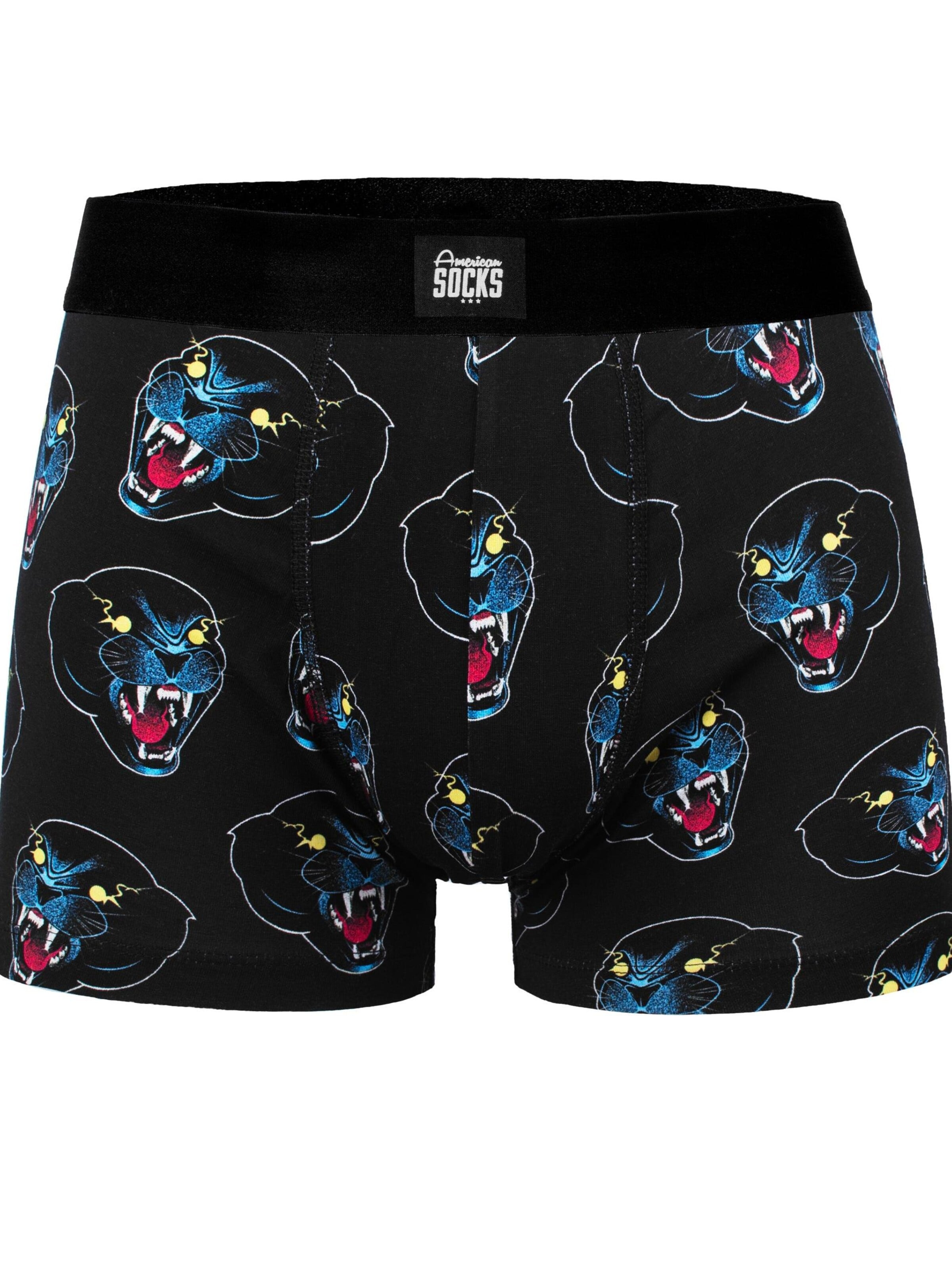 American Socks Boxer shorts 'Shadow' in Black: front