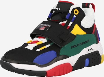 Polo Ralph Lauren Sneaker in Schwarz: front