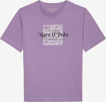 T-Shirt Marc O'Polo en violet : devant