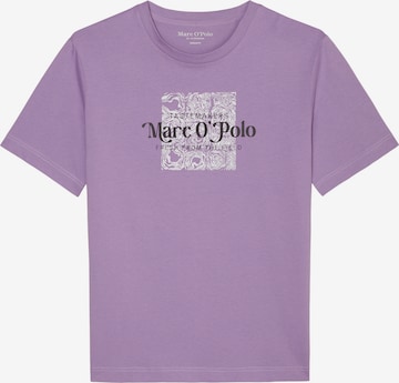 T-Shirt Marc O'Polo en violet : devant