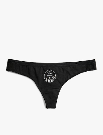 Koton String in Black: front