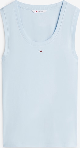 Tommy Jeans Top 'ESSENTIAL' | modra barva: sprednja stran