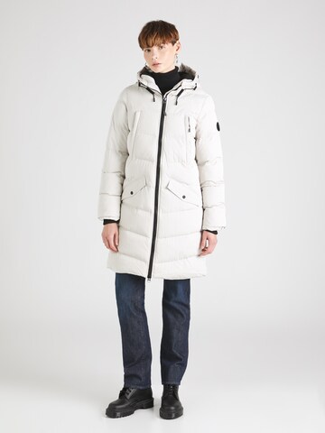 Manteau d’hiver Cars Jeans en blanc : devant