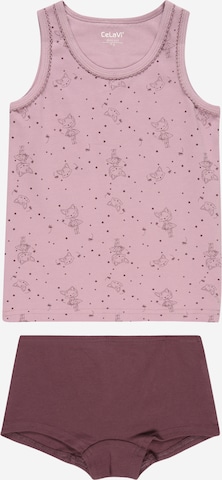 CeLaVi Комплект белья в Ярко-розовый: спереди