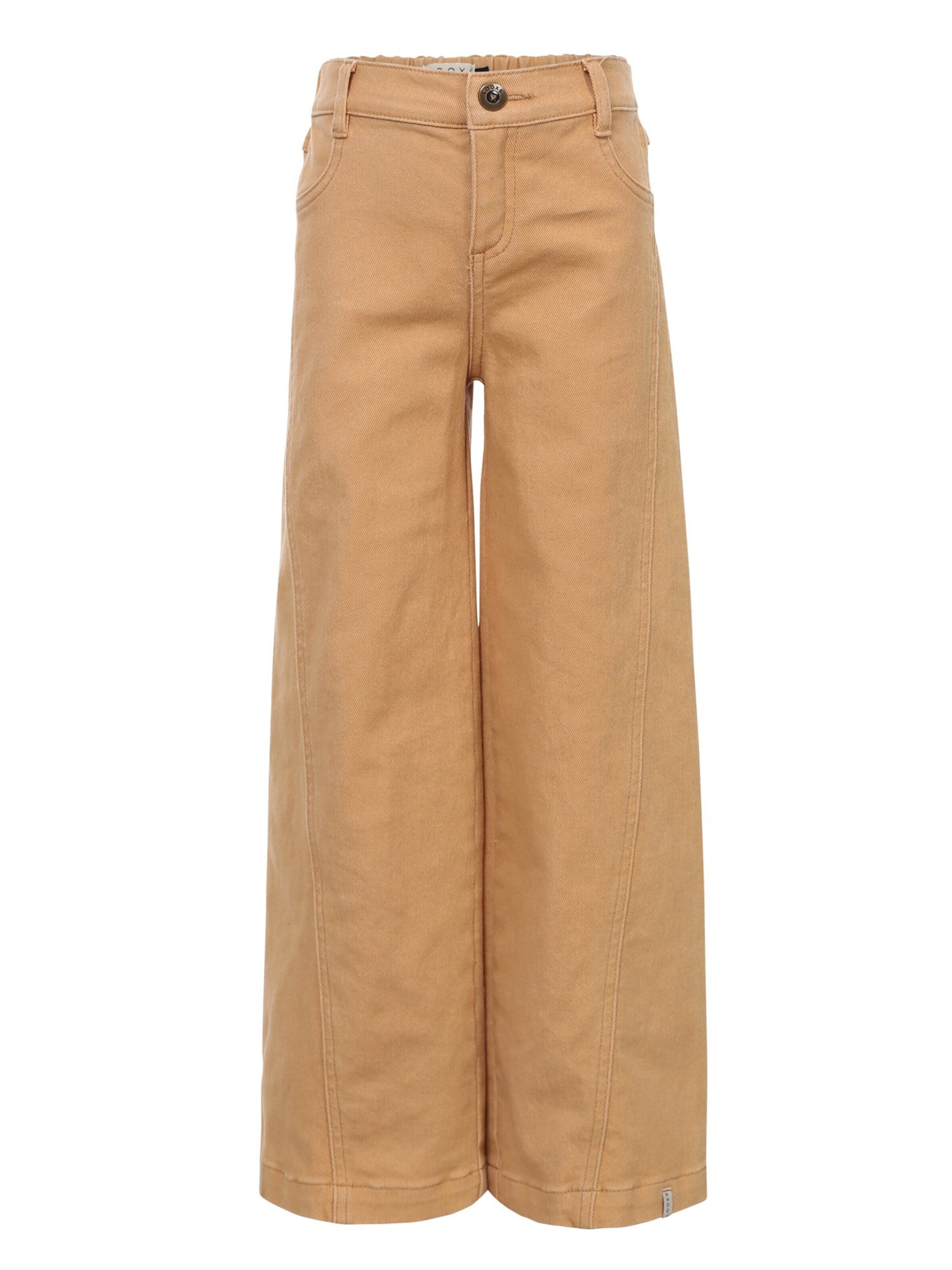 Looxs Revolution Wide leg Pants in Beige: front