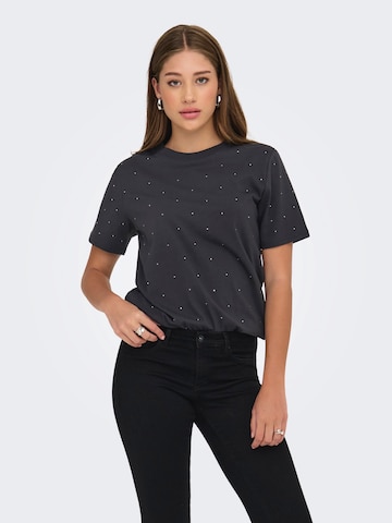 Tricou 'ONLMONJA' de la ONLY pe gri: față