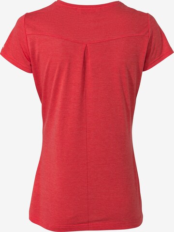 VAUDE Functioneel shirt 'Skomer' in Rood