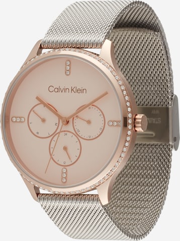 Calvin Klein Analog klocka i silver: framsida