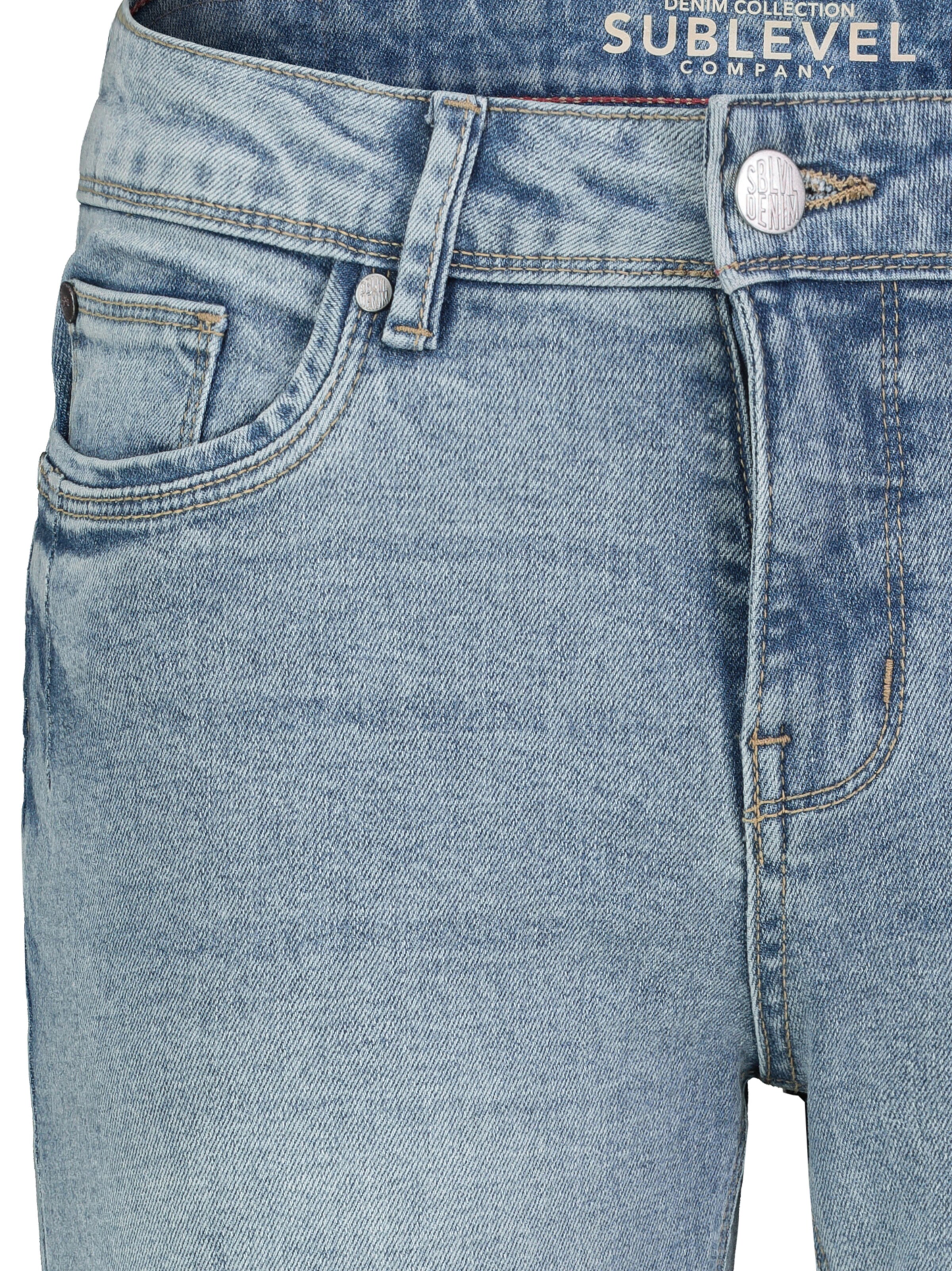 Sublevel Slimfit Hose in Blau