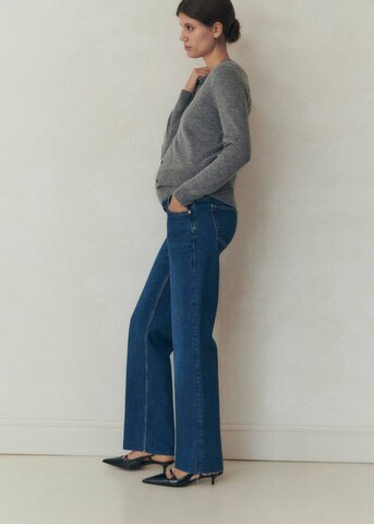 MANGO Wide leg Jeans in Blue