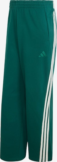 XS/įprastas ilgis dydžio Sportinės kelnės iš ADIDAS SPORTSWEAR, spalva – smaragdinė spalva / balta, Prekių apžvalga