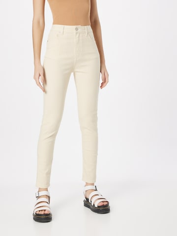 ABOUT YOU Skinny Trousers 'Matthea' in Beige: front